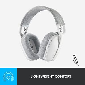 Logitech Zone Vibe 100 Lightweight Wireless Headphones (Off-white)