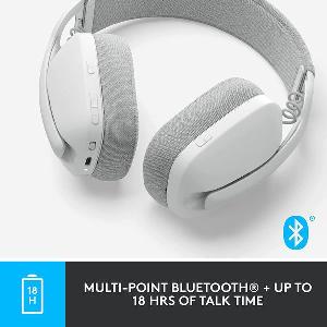 Logitech Zone Vibe 100 Lightweight Wireless Headphones (Off-white)