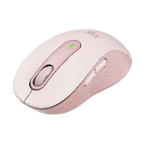 Logitech Signature M650 Wireless Mouse - for Small to Medium Sized Hands, 2-Year Battery, Silent Clicks, Customisable Side Buttons, Bluetooth - Rose