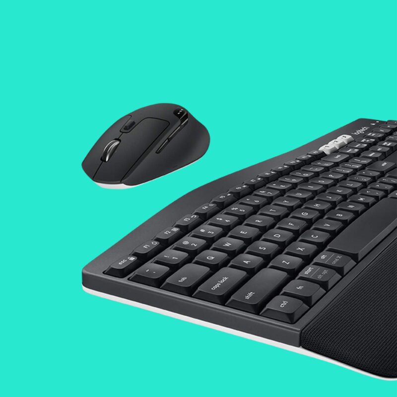 Logitech MK850 Multi-Device Wireless Keyboard and Mouse Combo, 2.4GHz Wireless &amp; Bluet