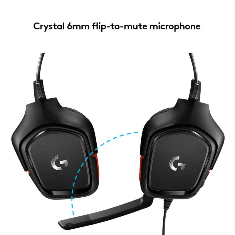 Logitech G 331 Gaming Headset 6 mm Flip-to-Mute Mic for Playstation 4, Xbox One and Ninten