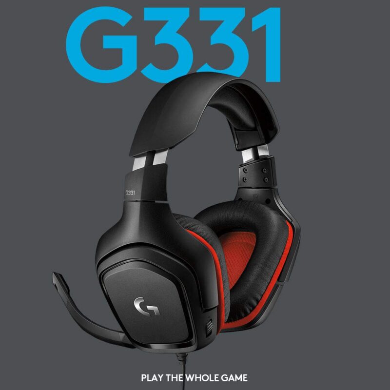 Logitech G 331 Gaming Headset 6 mm Flip-to-Mute Mic for Playstation 4, Xbox One and Ninten