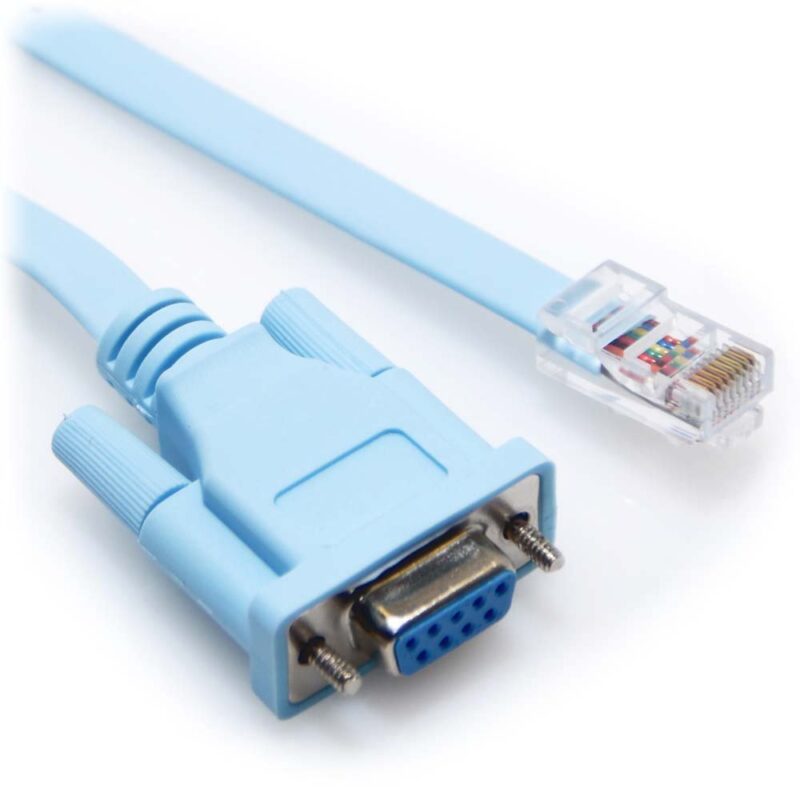 Cisco CAB-CONSOLE-RJ45 - DB9 to RJ45 Console Cable, 6 Ft for Cisco
