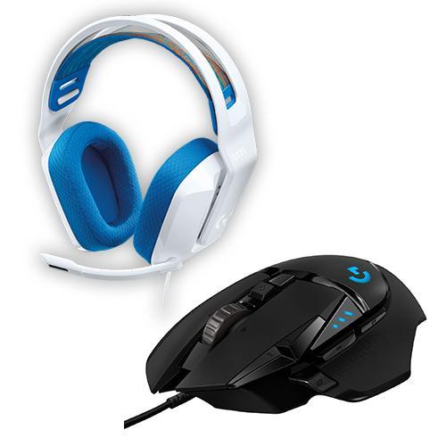  Logitech G335 Wired Gaming Headset, with Flip to Mute  Microphone, 3.5mm Audio Jack, Memory Foam Earpads, Lightweight, Compatible  with PC, PlayStation, Xbox, Nintendo Switch - White : Video Games