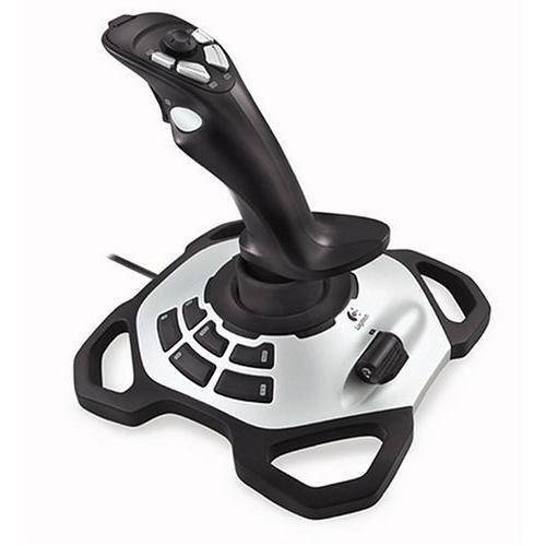 Logitech Extreme 3D Pro Joystick Playstation Black Silver – Gaming Accessories (Joystick, Playstation, Wired, USB 1.1)